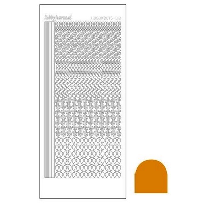 Hobbydots serie 19 Mirror - Gold.