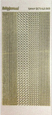 Shiny Details - Hearts - Goud