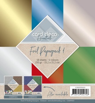 Card Deco Essentials - Foil Paperpack