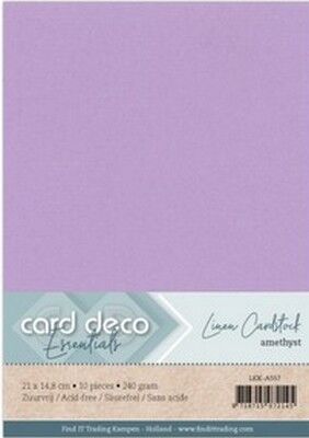 Linnenkarton A5  Amethyst