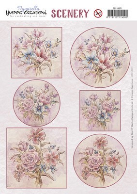 Scenery - Yvonne Creations -  Aquarella - Field Bouquet.